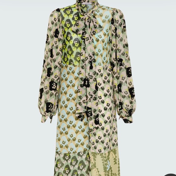 New! DOROTHEE SCHUMACHER Article Flower Patch Dress floral crepe de chine - Picture 5 of 9